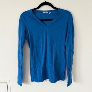 Uniqlo Blue Long Sleeve Top | Size Small